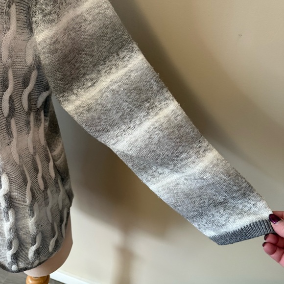 ALFRED DUNNER Cable Knit Sweater with Embellishments - Picture 5 of 8